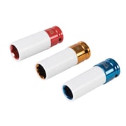 Silverline Impact Alloy Wheel Nut Socket Set 3 Pieces Silverline Impact Alloy Wheel Nut Socket Set 3 Pieces