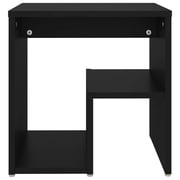 Vidaxl Bed Cabinet Black 40x30x40 Cm Chipboard Vidaxl Bed Cabinet Black 40x30x40 Cm Chipboard