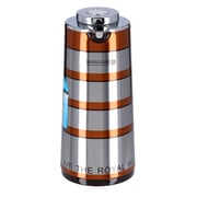 Royalford Double Wall Golden Figured Vacuum Flask Silver/orange