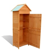 Vidaxl Garden Storage Cabinet Brown 79x49x190 Cm Vidaxl Garden Storage Cabinet Brown 79x49x190 Cm