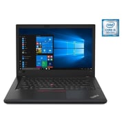 Lenovo ThinkPad T480 Laptop - Core i5 1.6GHz 8GB 512GB Shared Win10 14inch HD Black English/Arabic Keyboard