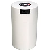 Tightpac America, inc. Tightvac - 1 oz to 6 ounce airtight multi-use vacuum seal portable storage container for dry goods, food, and herbs - white cap & body Tightpac America, inc. Tightvac - 1 oz to 6 ounce airtight multi-use vacuum seal portable storage container for dry goods, food, and herbs - white cap & body