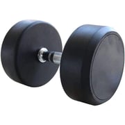 ULTIMAX Round Rubber Dumbbell Fitness Dumbbell Hand Weights Dumbbells Chrome Handle Dumbbell Professional Arm Muscle Exercise Equipment Gym and Home Fitness Equipment-1 Pcs (22.5Kg) ULTIMAX Round Rubber Dumbbell Fitness Dumbbell Hand Weights Dumbbells Chrome Handle Dumbbell Professional Arm Muscle Exercise Equipment Gym and Home Fitness Equipment-1 Pcs (22.5Kg)