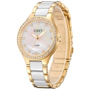 ECSTACY Women's Analog White MOP Dial Watch - E9511-GCWM ECSTACY Women's Analog White MOP Dial Watch - E9511-GCWM