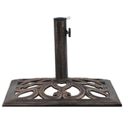 vidaXL Umbrella Base Bronze 12 kg 49 cm Cast Iron vidaXL Umbrella Base Bronze 12 kg 49 cm Cast Iron