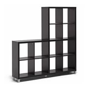 Modern Cube Shelving Unit in Brown Color Modern Cube Shelving Unit in Brown Color