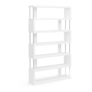 Modern Zigzag Display Shelf White Modern Zigzag Display Shelf White