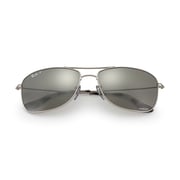 RayBan RB3543-003/5J-59 Silver Metal Polarized Men Sunglasses RayBan RB3543-003/5J-59 Silver Metal Polarized Men Sunglasses