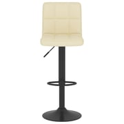 Vidaxl Bar Stool Cream Fabric Vidaxl Bar Stool Cream Fabric