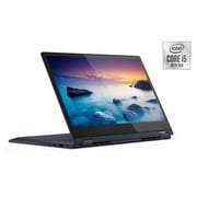 Lenovo ideapad C340-14IML Convertible Touch Laptop - Core i5 1.6GHz 8GB 256GB 2GB Win10 14inch FHD Abyss Blue English/Arabic Keyboard
