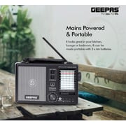 Geepas Rechargeable 10 Band Radio Geepas Rechargeable 10 Band Radio