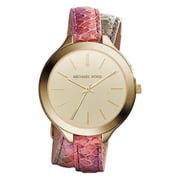 Michael Kors MK2390 Slim Runway Multi-Colored Leather Ladies Watch