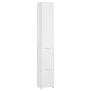 Vidaxl Bathroom Cabinet White 25x25x170 Cm Engineered Wood