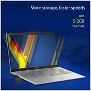 ASUS Vivobook 15 K513EQ-OLED0B5W Slim Laptop - Core i5 2.4GHz 8GB 512GB 2GB Win11Home 15.6inch FHD OLED Black English/Arabic Keyboard ASUS Vivobook 15 K513EQ-OLED0B5W Slim Laptop - Core i5 2.4GHz 8GB 512GB 2GB Win11Home 15.6inch FHD OLED Black English/Arabic Keyboard
