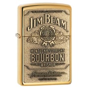 Zippo 254bjb.929 Jim Beam Bourbon Emblem Brass Lighter Zippo 254bjb.929 Jim Beam Bourbon Emblem Brass Lighter