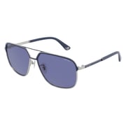 Police Dark Blue/Silver Metal Unisex Sunglasses SPL-58M600579 Police Dark Blue/Silver Metal Unisex Sunglasses SPL-58M600579