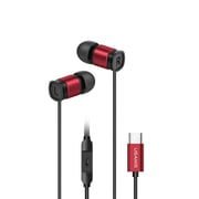 Usams Type-c In-ear Aluminum Alloy Wired Headphone With Mic 1.2 M Red Usams Type-c In-ear Aluminum Alloy Wired Headphone With Mic 1.2 M Red