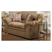Elza Loveseat 3 Seater Sofa in Light Brown Color