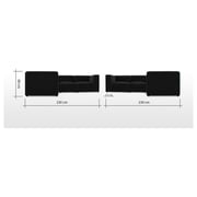 Galaxy Design Juno Corner Sofa Black Galaxy Design Juno Corner Sofa Black