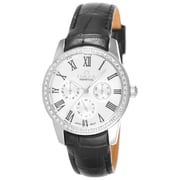 Omax PL10P62I Women's Multifunction Leather Watch