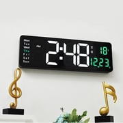 Budi DS-6626 Multicolour LED Wall Clock
