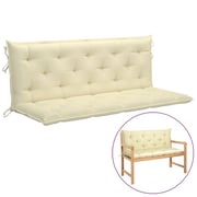 Vidaxl Cushion For Swing Chair Cream White 150 Cm Fabric Vidaxl Cushion For Swing Chair Cream White 150 Cm Fabric
