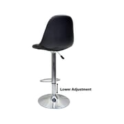 4-pieces Barstool Chair Pu Leather And Stainless Steel Base Adjustable Bar Stool Height 360 Swivel 4-pieces Barstool Chair Pu Leather And Stainless Steel Base Adjustable Bar Stool Height 360 Swivel