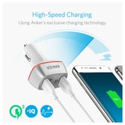 Anker Powerdrive Plus Dual Port USB Car Charger White - A2224H21 Anker Powerdrive Plus Dual Port USB Car Charger White - A2224H21