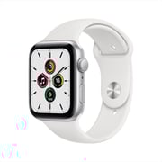 Apple Watch SE GPS 40mm Silver Aluminum Case with White Sport Band Apple Watch SE GPS 40mm Silver Aluminum Case with White Sport Band