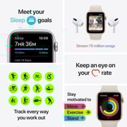 Apple Watch SE GPS+Cellular 40mm Silver Aluminium Case Abyss Blue/Moss Green Sport Loop Apple Watch SE GPS+Cellular 40mm Silver Aluminium Case Abyss Blue/Moss Green Sport Loop
