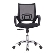 Mahmayi Sleekline 6901 Task Office Chair, Adjustment Height - Castor Wheel Chair - Black