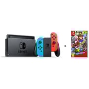 Nintendo Switch Console 32GB with Neon Joy Con + Super Mario Odyssey Game Nintendo Switch Console 32GB with Neon Joy Con + Super Mario Odyssey Game