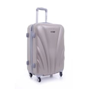 Para John ABS Luggage Travel Trolley With 4 Wheels 3pcs Set Golden