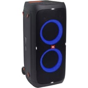 JBL Partybox 310 Portable Bluetooth Party Speaker with 240W Monstrous JBL Pro Sound, Telescopic Handle & Wheels with Guitar & Mic Support