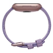 Fitbit Versa Fitness Watch Special Edition Lavender Woven/Rose Gold Aluminum
