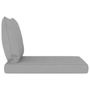 Vidaxl Pallet Sofa Cushions 2 Pcs Grey Fabric Vidaxl Pallet Sofa Cushions 2 Pcs Grey Fabric