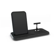 Zens Wireless Charging Stand Black With Lightning Port