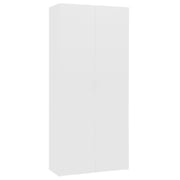 vidaXL Shoe Cabinet White 80x35.5x180 cm Engineered Wood vidaXL Shoe Cabinet White 80x35.5x180 cm Engineered Wood