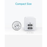 Anker Powerport Mini Dual Port USB Charger White Anker Powerport Mini Dual Port USB Charger White