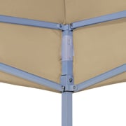 vidaXL Party Tent Roof 2x2 m Beige 270 g/m2 vidaXL Party Tent Roof 2x2 m Beige 270 g/m2