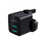 Aukey PA-U32 12W Universal Dual Port AiPower Mini Portable Travel Charger