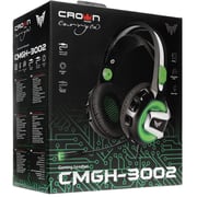 Crown CMGH 3002 Wired Over Ear Gaming Headset Green Crown CMGH 3002 Wired Over Ear Gaming Headset Green