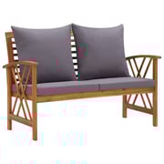 Vidaxl Garden Bench With Cushions 119 Cm Solid Acacia Wood Vidaxl Garden Bench With Cushions 119 Cm Solid Acacia Wood