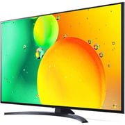 LG NanoCell TV 75 inch NANO79 Series, Cinema Screen Design 4K Active HDR webOS22 with ThinQ AI 75NANO796QA