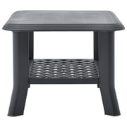 vidaXL Coffee Table Anthracite 90x60x46 cm Plastic vidaXL Coffee Table Anthracite 90x60x46 cm Plastic