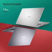 Asus X415EA-EB584W Laptop - Core i3 3GHz 4GB 512GB Win11 14inch FHD Silver English/Arabic Keyboard