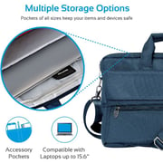 Promate Messenger Bag Blue 15.6 inch Laptop