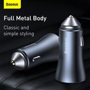 Baseus Golden Contactor Pro Dual Quick Charger Car Charger U+U 40W with USB to Type-C Data Cable Baseus Golden Contactor Pro Dual Quick Charger Car Charger U+U 40W with USB to Type-C Data Cable