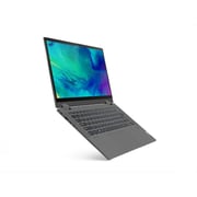 Lenovo IdeaPad Flex 5 14ITL05 Laptop - Core i5 8GB 512GB Shared Win10 14inch FHD Graphite Grey English/Arabic Keyboard - Middle East Version