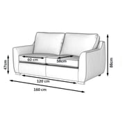 Galaxy Design Plaza Series 2 Seater Sofa Turquoise Galaxy Design Plaza Series 2 Seater Sofa Turquoise